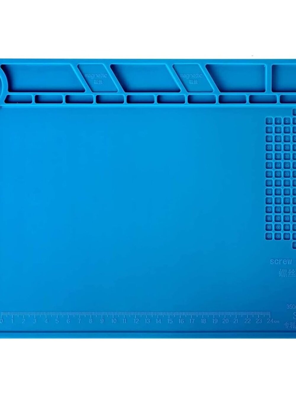 Magnetic Soldering Mat for Electronics Repair, 13.8 x 9.8 inch